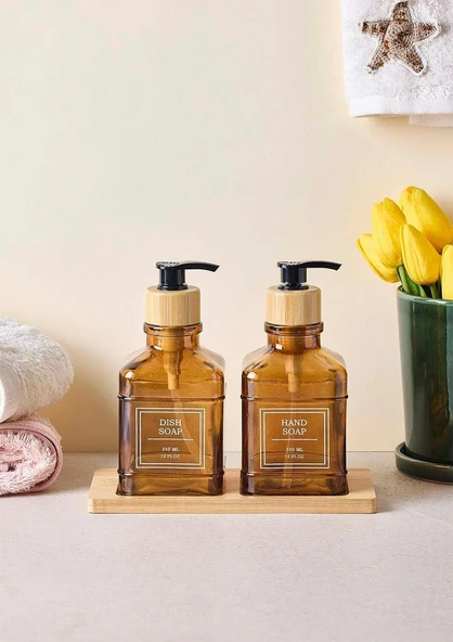 Rogan Amber Sıvı Sabunluk Seti - 2x350 ML