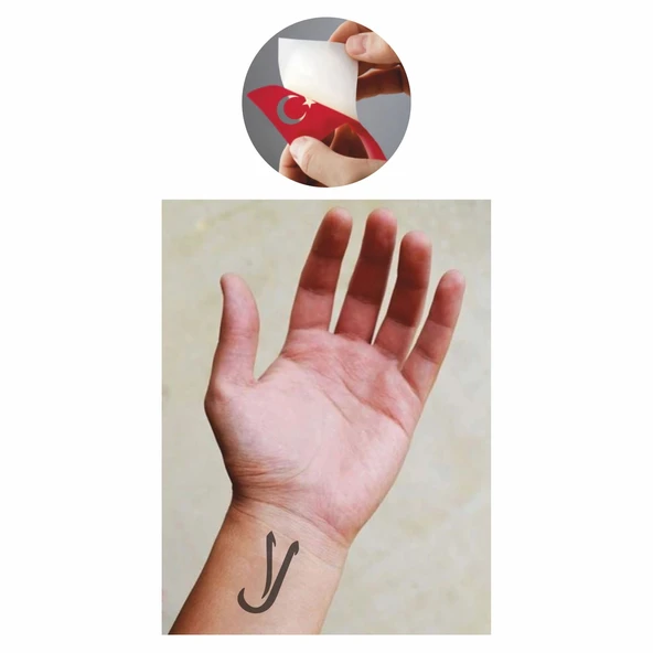 Lam Elif Tattoo Geçici Dövme Şablonları Kına Kalıpları - Resim 2