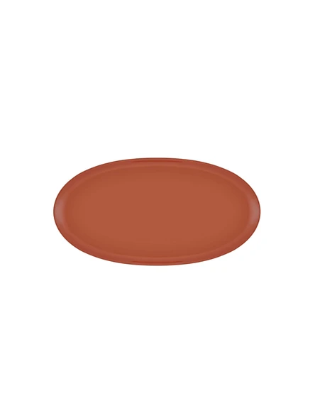 Limoges Ahşap Ayaklı Servis Tabağı Terracota 34x17 - 2