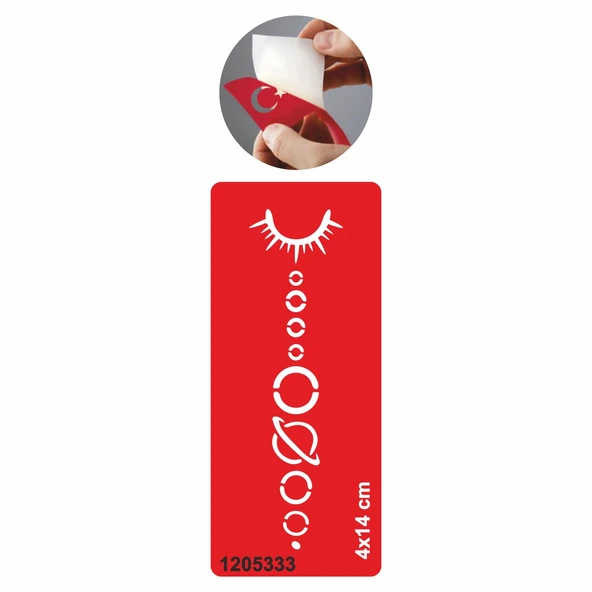 Ayın Evreleri Tattoo Geçici Dövme Şablonları Kına Kalıpları ürün görseli 1