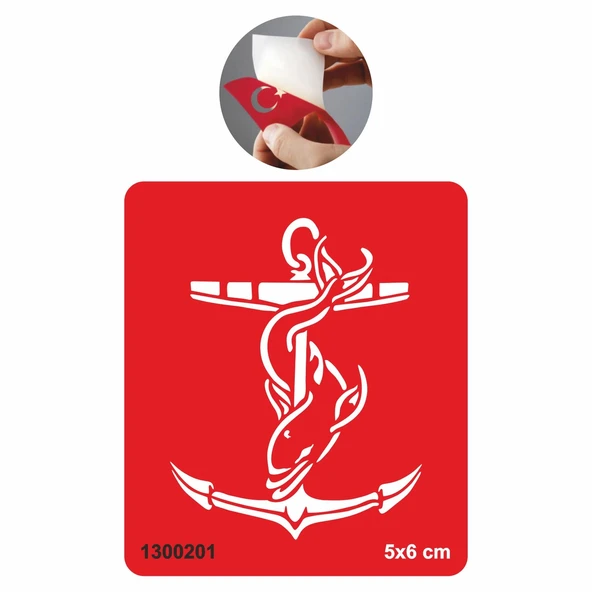 Deniz Aşkı Çapa  Tattoo Geçici Dövme Şablonları Kına Kalıpları ürün görseli 1