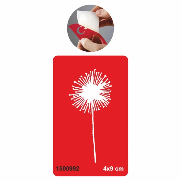 PüfSupertrendÇiçeğiSupertrendKarahindiba Tattoo Geçici Dövme Şablonları Kına Kalıpları ürün görseli 1