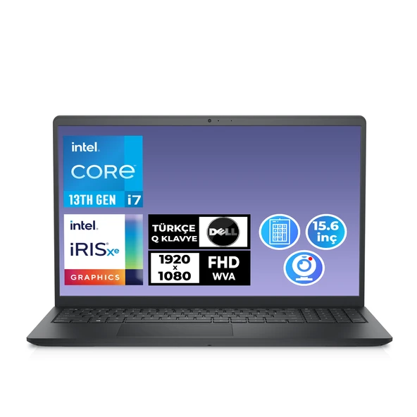 DELL INSPIRON 15 3530 i7-1355U 32GB 2TB SSD 15.6" FHD Windows 11 Pro Laptop I35301103U 005 ürün görseli 1
