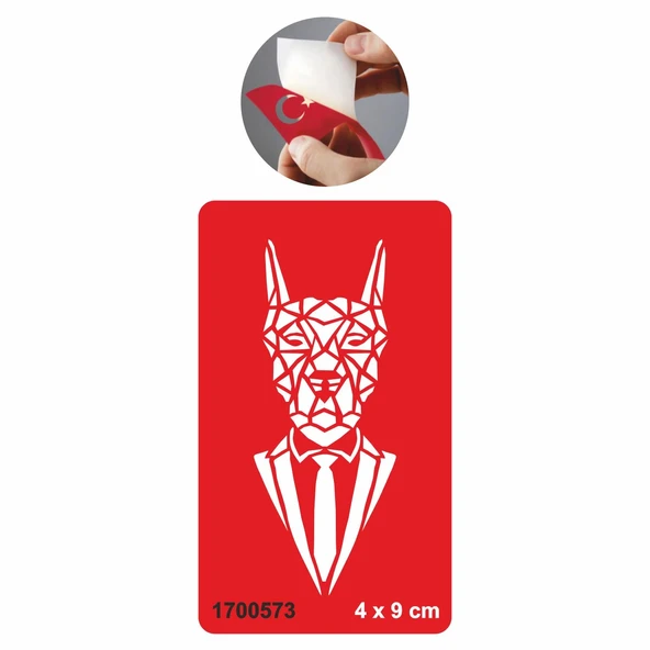 Güçlü Karakter Kurt  Kına Kalıpları Tattoo Geçici Dövme Şablonları Kına Kalıpları ürün görseli 1