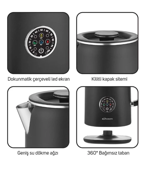 Conti CK-300 Therma 1500 W 1.7 lt Kettle - 3
