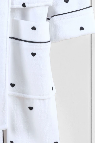 Varol Love Serisi Kalpli Kapüşonlu (Çocuk Bornozu) - Resim 8