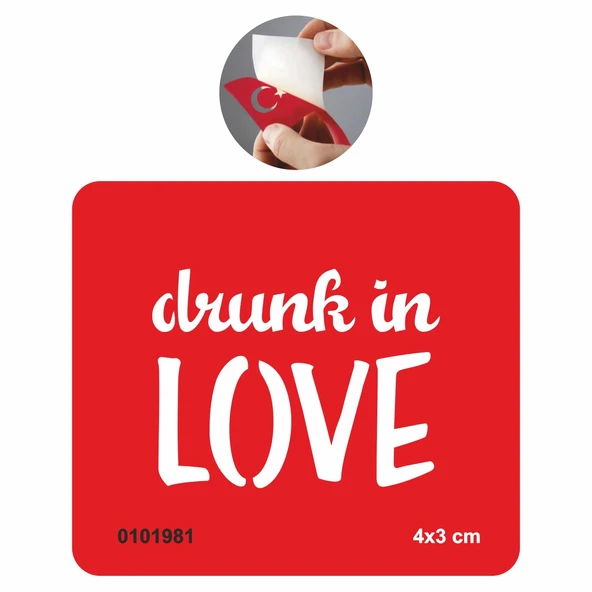 Aşk Sarhoşu  Tattoo Geçici Dövme Şablonları Kına Kalıpları ürün görseli 1