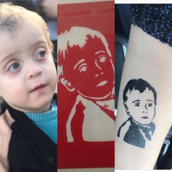 Özel Tasarım Resimden Dövme Seti Sadece Desen ürün görseli 1