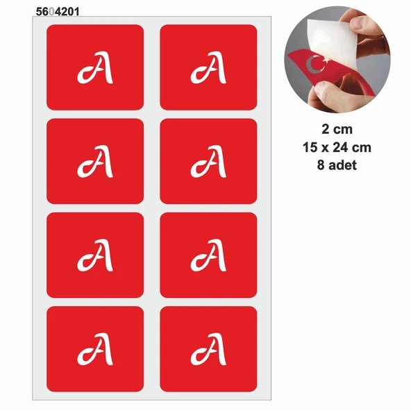 Bayiilere Özel 42 Sayfa Harf ve Rakam Şablon Seti Midi Dövme Deseni ürün görseli 1