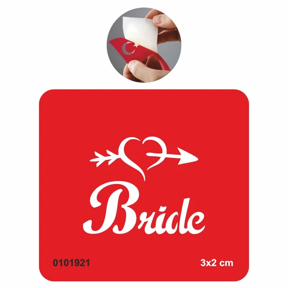 Kalpli Gelin Yazısı  Tattoo Geçici Dövme Şablonları Kına Kalıpları ürün görseli 1