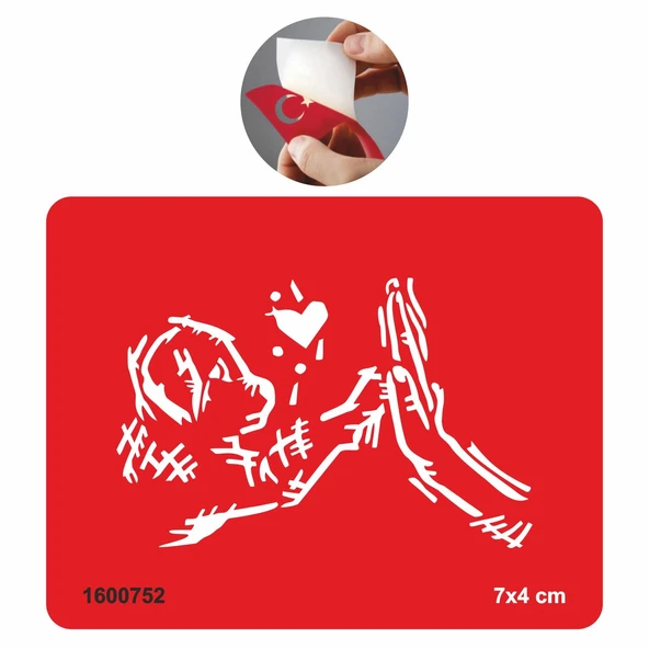 Köpek Sevgisi Tattoo Geçici Dövme Şablonları Kına Kalıpları ürün görseli 1