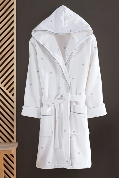 Varol Love Serisi Kalpli Kapüşonlu (Çocuk Bornozu) - Resim 11