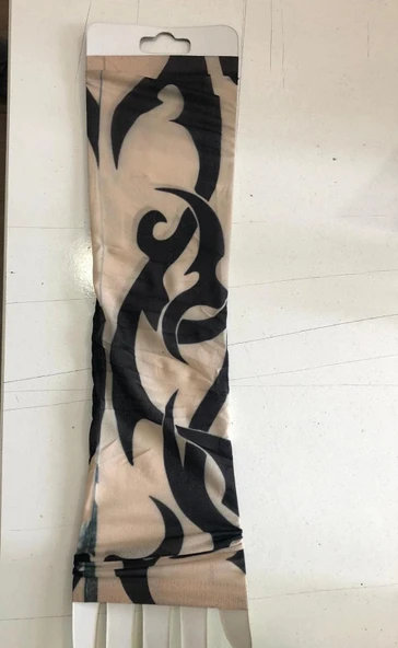 Giyilebilir Dövme Tribal Dövme Çift Kol - Resim 4