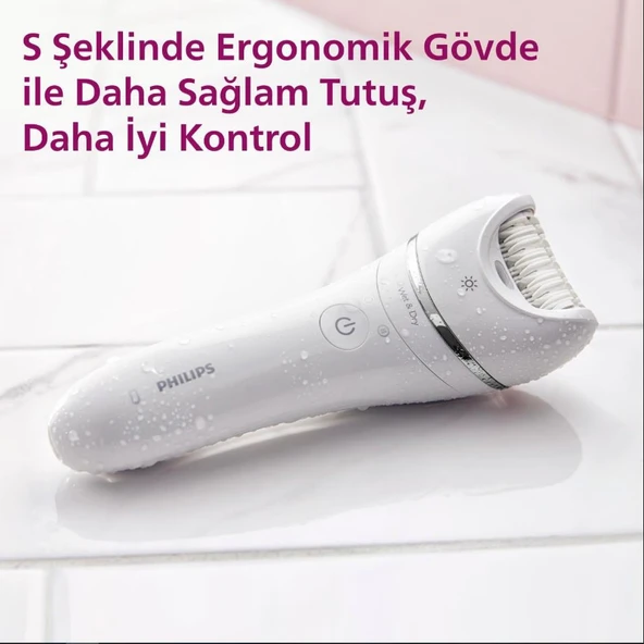 Philips 8000 Serisi BRE700/05 Islak Kuru Epilasyon Aleti - Resim 4