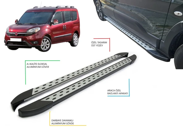 DOBLO BENEKLİ YAN BASAMAK 2010 2011 2012 2013 2014 2015 2016 2017 2018 2019 2020 2021 ürün görseli 1