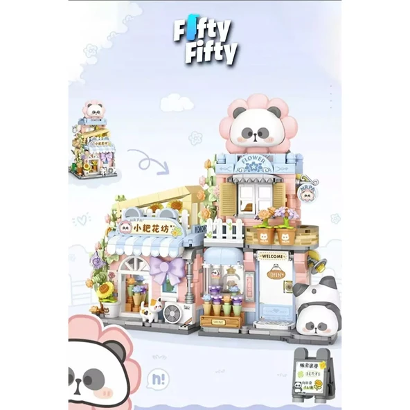 LZ-7202 LOZ ÇİÇEK DÜKKANI 810 PARÇA BLOCK OYUNCAK ürün görseli