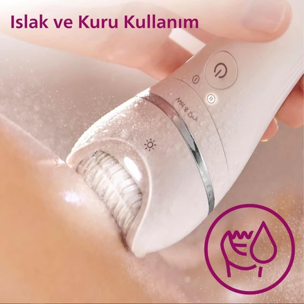 Philips 8000 Serisi BRE700/05 Islak Kuru Epilasyon Aleti - Resim 3