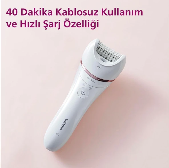 Philips 8000 Serisi BRE700/05 Islak Kuru Epilasyon Aleti - Resim 2