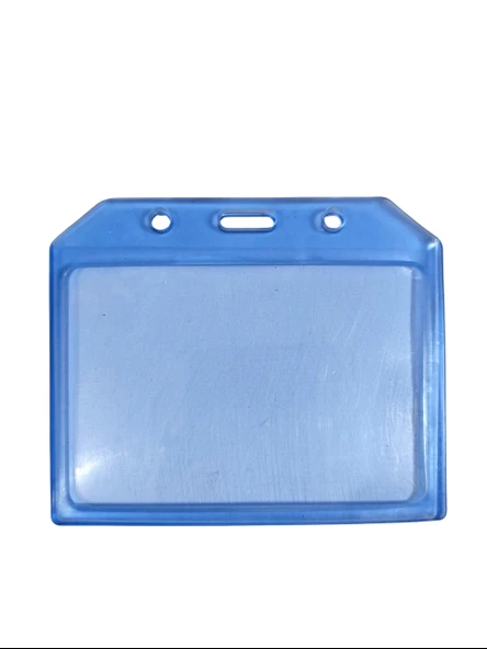 Pvc Yaka Kartlığı Yaka Kartı Kılıfı Kart Koruyucu 11x9 cm - 1 Adet ürün görseli