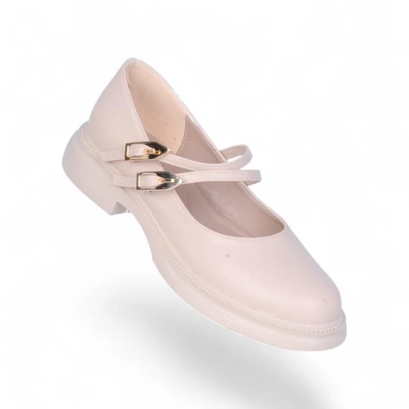 Scarletta S12 Cilt Krem Kadın Loafer Ayakkabı ürün görseli 1