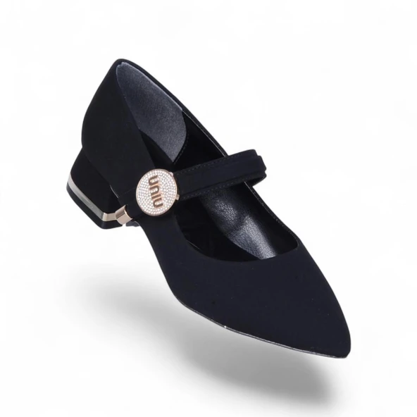 Scarletta S11 Saten 3Cm Kadın Topuklu Ayakkabı ürün görseli 1