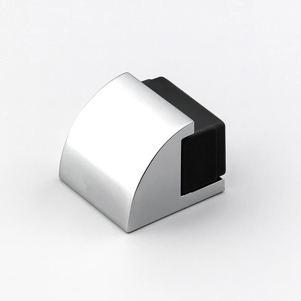 Oval Kapı Stoperi Yapışkanlı Metal Gümüş Krom Kauçuk Başlıklı Durdurucu Güçlü Yapışkanlı Tampon - Resim 6