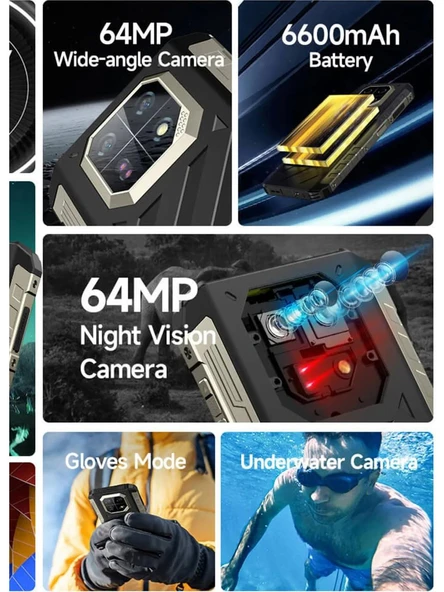 Ulefone Armor 22 128GB Siyah Outlet (Ulefone TR Garantilidr) - 4