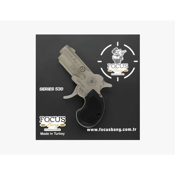 530 FOCUS BANG OYUNCAK TABANCA SERİES 530 BLACK-FÜME-SATEN - Resim 2