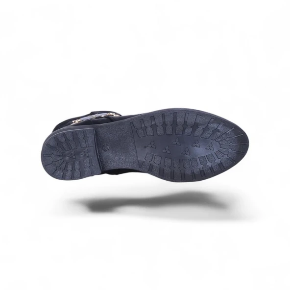 Scarletta S13 Nubuk Kadın Düz Bot - Resim 4