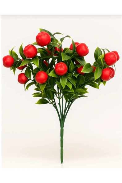 YAPAY KÜÇÜK ELMA AĞACI SAKSI VAZO DEKOR MUTFAK SÜSÜ ürün görseli