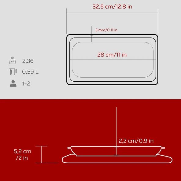 Lava Döküm Dikdörtgen Servis Tabağı ve Kayın Servis Ahşabı. Ölçü 30x15cm.-Bordo - 5