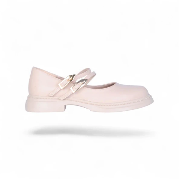 Scarletta S12 Cilt Krem Kadın Loafer Ayakkabı - Resim 2