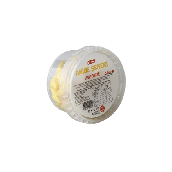 Elvan Limon Aromalı Akide Şekeri 150 Gr. (1 Kutu) - 2
