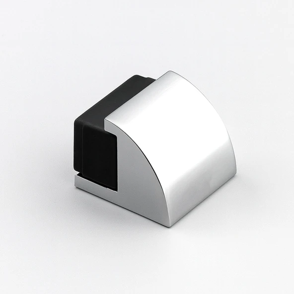 Oval Kapı Stoperi Yapışkanlı Metal Gümüş Krom Kauçuk Başlıklı Durdurucu Güçlü Yapışkanlı Tampon - Resim 5