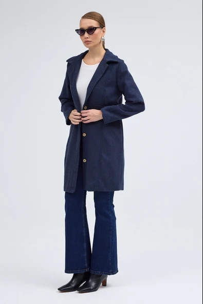 Dikiş Detaylı Tasarım Kaşe Kaban - 6