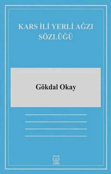 Kars İli Yerli Ağzı Sözlüğü ürün görseli