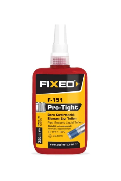 SGS Pro-Tight Boru Sızdırmazlık Elemanı Sıvı Teflon 250 ml ürün görseli