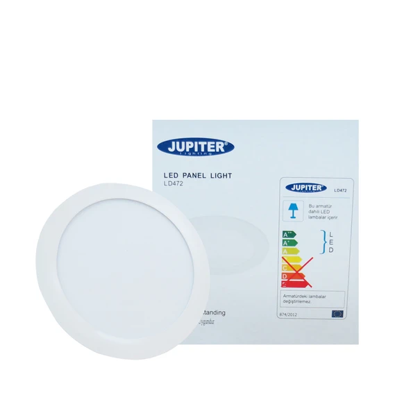 Jüpiter Ld 472 Yuvarlak Led Panel Beyaz - Resim 3
