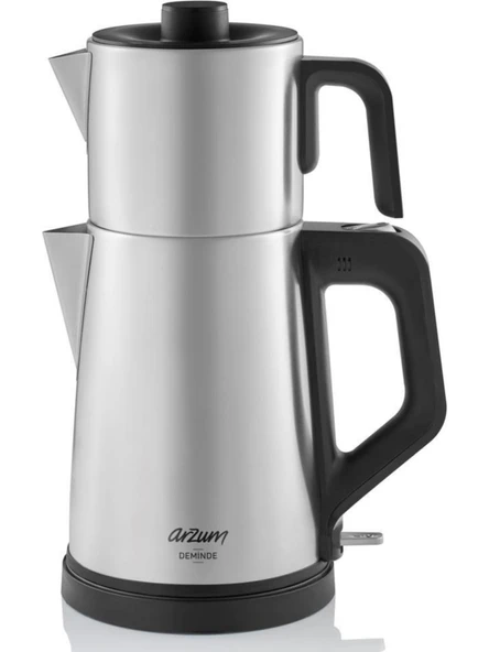 AR3129 Deminde Inox Çay Makinesi - Gri - 1