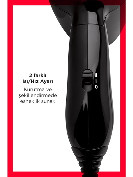 RVDR5305 1200 W Seyahat Tipi Saç Kurutma Makinesi - 5