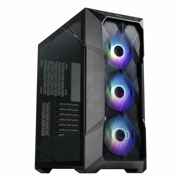 Cooler Master MasterBox TD500 Mesh V2 700W 80+ USB 3.2 ARGB eATX Mid Tower Siyah Kasa ürün görseli 1
