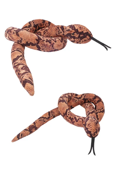 Peluş Yılan Oyuncak Gerçekçi Figür Yılan Hediyelik Oyuncak - 11