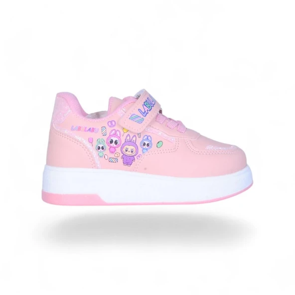 Prokids 4011 Pudra Kız Çocuk Sneaker Spor Ayakkabı - Resim 2