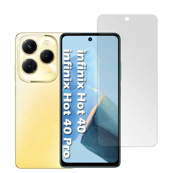 infinix Hot 40 / Hot 40 Pro Uyumlu Nano Cam Ekran Koruyucu ürün görseli 1