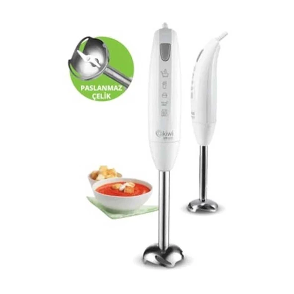 Kiwi KHB-4415 Çubuk El Blender 300 W Beyaz - 4