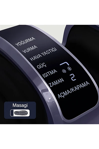 Ayak Masaj Aleti Isıtmalı, Çift Yönlü, Hava Yastıklı, Otomatik Kapanma - 5