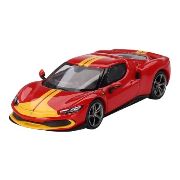 BBR 1:64 Ferrari 296 GTB Rosso Corsa Assetto Fiorano ürün görseli 1