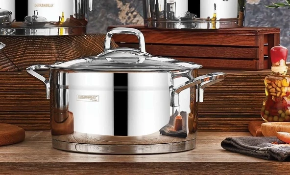 TENCERE DERİN ÇELİK 16X10 CM ürün görseli