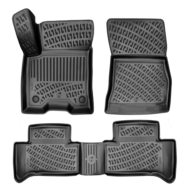 Rizline Mercedes EQA 2021ve Sonrası 3D Havuzlu Paspas ve Bagaj Havuzu Set - Resim 5