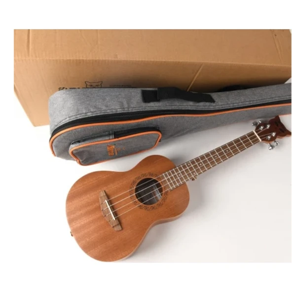BIANCA SIMBA 24 CONCERT UKULELE + SOFT CASE - Resim 4